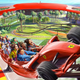 Illustration for article titled The World’s Fastest Roller Coaster is a Ferrari
